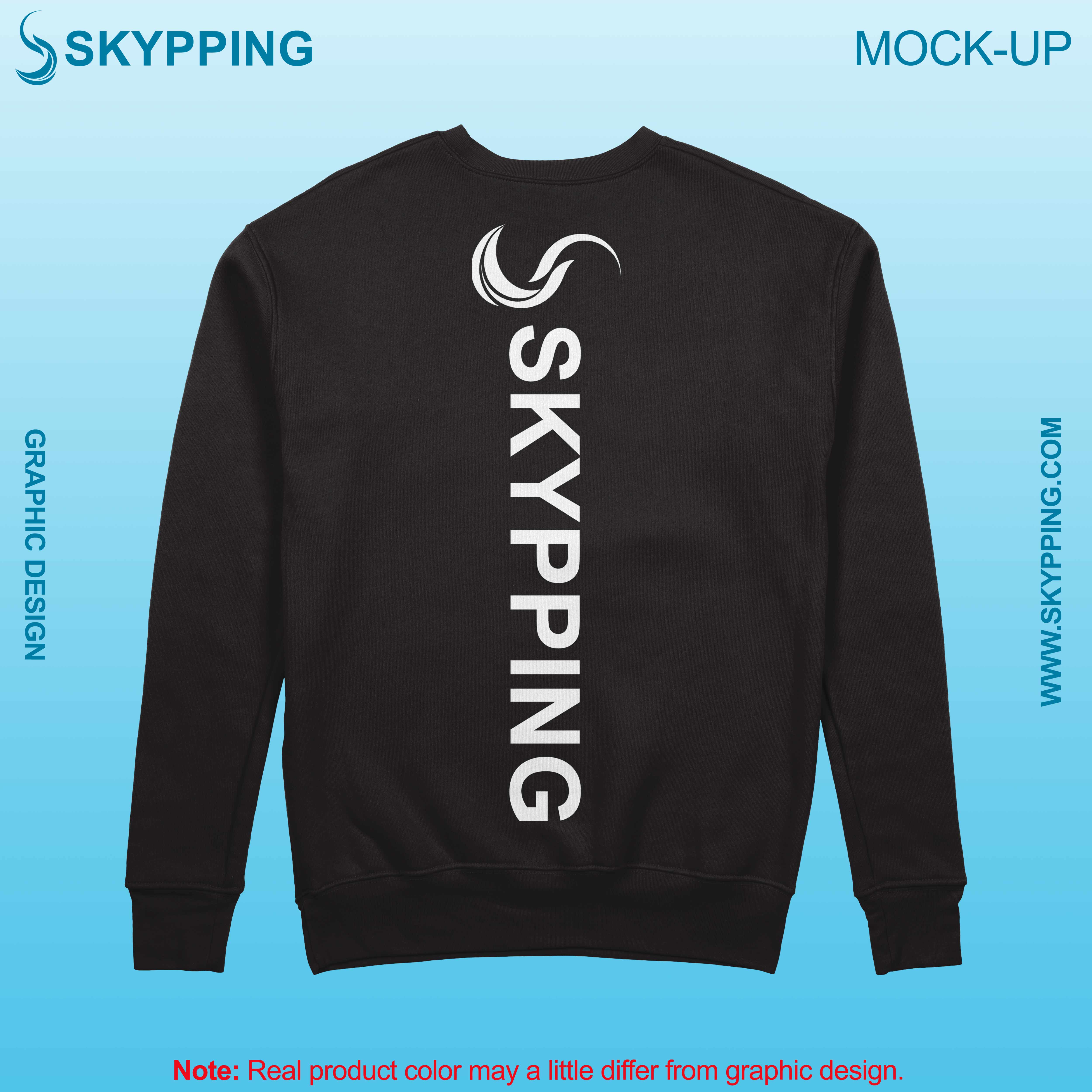 Sweatshirt with set-in style sleeve